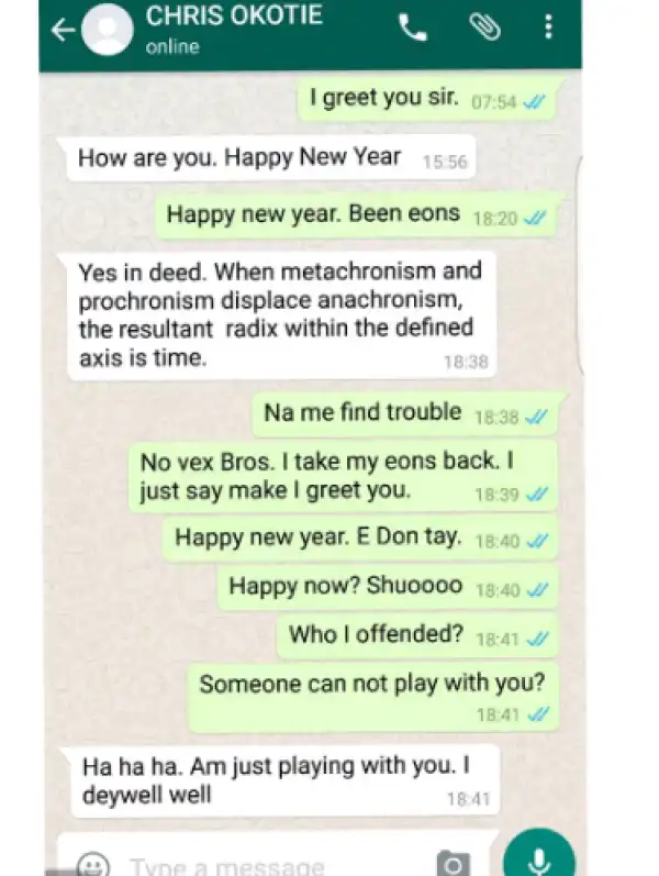 Lol!!! Betwen Alibaba and pastor Chris Okotie